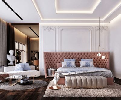 Sơn nhà màu hồng đào - Hóa phép tổ ấm đầy êm ái, dịu ngọt - Nhà Đẹp Sài Gòn