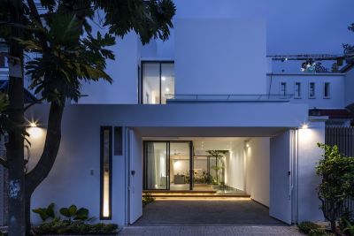 Nhà phố tối giản lấy cảm hứng từ bánh đúc - Nhà Đẹp Sài Gòn