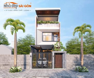 Mẫu nhà ống đẹp hiện đại 3 tầng 4x12 tại TP. HCM - Nhà Đẹp Sài Gòn