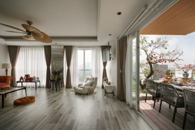 Khu cắm trại, nghỉ dưỡng trên tầng thượng penthouse - Nhà Đẹp Sài Gòn