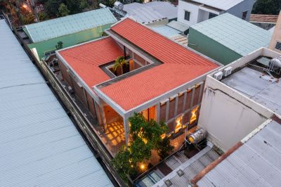 Nhà 321 m² thiết kế ba gian với vườn cau, giếng nước giữa phố - Nhà Đẹp Sài Gòn