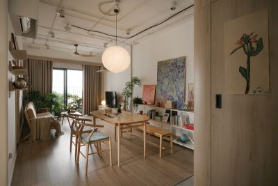 Cải tạo căn hộ theo phong cách hiện đại và sử dụng vật liệu tối giản - Nhà Đẹp Sài Gòn