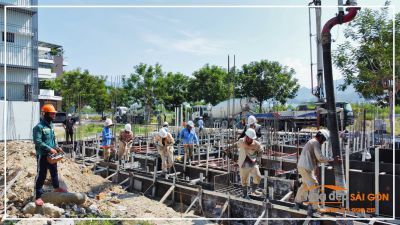 Mr.Thanh's Villa - Đổ bê tông móng biệt thự cao cấp - Nhà Đẹp Sài Gòn