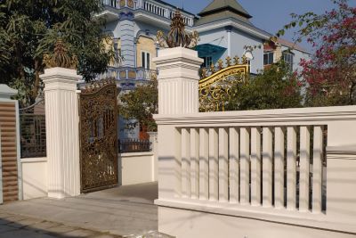 Mẫu hàng rào bê tông đẹp bền bỉ với thời gian - Nhà Đẹp Sài Gòn
