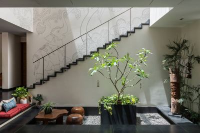 Mẫu thiết kế nhà ống có giếng trời đẹp, ấn tượng và hút sinh khí - Nhà Đẹp Sài Gòn