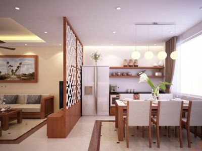 Cách khử mùi nếu bếp liền phòng khách - Nhà Đẹp Sài Gòn