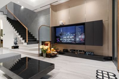 Nhà phố 4 tầng hiện đại với thiết kế mở - Nhà Đẹp Sài Gòn