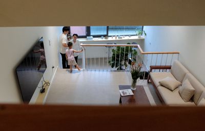 Ngôi nhà 65 m2 thiết kế lệch tầng để tối ưu ánh sáng - Nhà Đẹp Sài Gòn