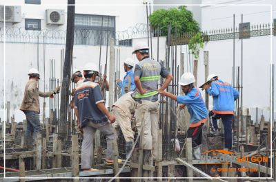 Mrs. Hải's Villa - Công tác đổ bê tông móng chuyên nghiệp - Nhà Đẹp Sài Gòn