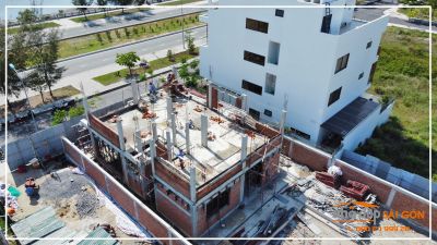 Mr. Thiết's Villa - Tổng hợp các công tác chuẩn bị cho sàn lầu 2 - Nhà Đẹp Sài Gòn