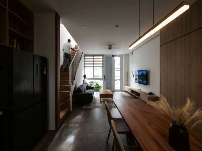Nhà hướng Tây "ngoài kín, trong mở" - Nhà Đẹp Sài Gòn