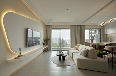Hoán đổi bếp thành phòng làm việc trong căn hộ 90 m2 - Nhà Đẹp Sài Gòn