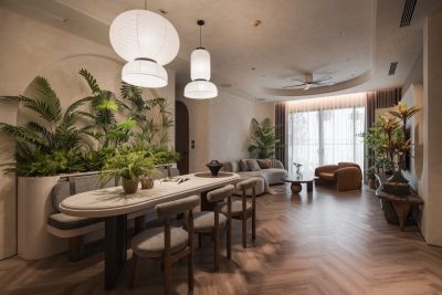 Căn hộ 200 m2 như không gian nghỉ dưỡng giữa rừng cây - Nhà Đẹp Sài Gòn