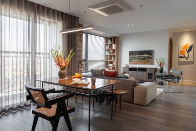 Căn hộ 110 m2 bớt phòng ngủ để nới rộng không gian chung - Nhà Đẹp Sài Gòn