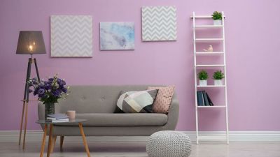 Sơn nhà màu tím - Màu sắc của sự thủy chung và mộng mơ - Nhà Đẹp Sài Gòn