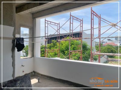 Mrs. Thủy's House - Công tác sơn nước cho công trình - Nhà Đẹp Sài Gòn
