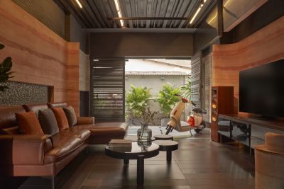 Xây nhà gạch nung để gợi nhớ về quê hương đất đỏ bazan - Nhà Đẹp Sài Gòn