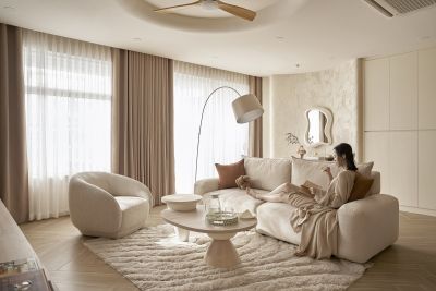 Căn hộ bớt tường ngăn để tối ưu không gian - Nhà Đẹp Sài Gòn