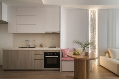 Cải tạo căn hộ hai phòng ngủ với tone màu trung tính, hiện đại - Nhà Đẹp Sài Gòn