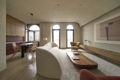 Căn hộ phong cách Wabi Sabi với bồn tắm trong phòng ngủ - Nhà Đẹp Sài Gòn