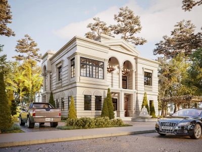 Biệt thự mini sân vườn 2 tầng phong cách tân cổ điển đẹp tinh tế - Nhà Đẹp Sài Gòn