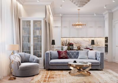Mẫu thiết kế nội thất chung cư 67m² phong cách tân cổ điển đẹp thanh nhã - Nhà Đẹp Sài Gòn