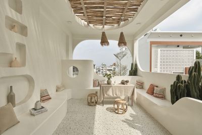 Nhà phố phong cách Địa Trung Hải - Nhà Đẹp Sài Gòn